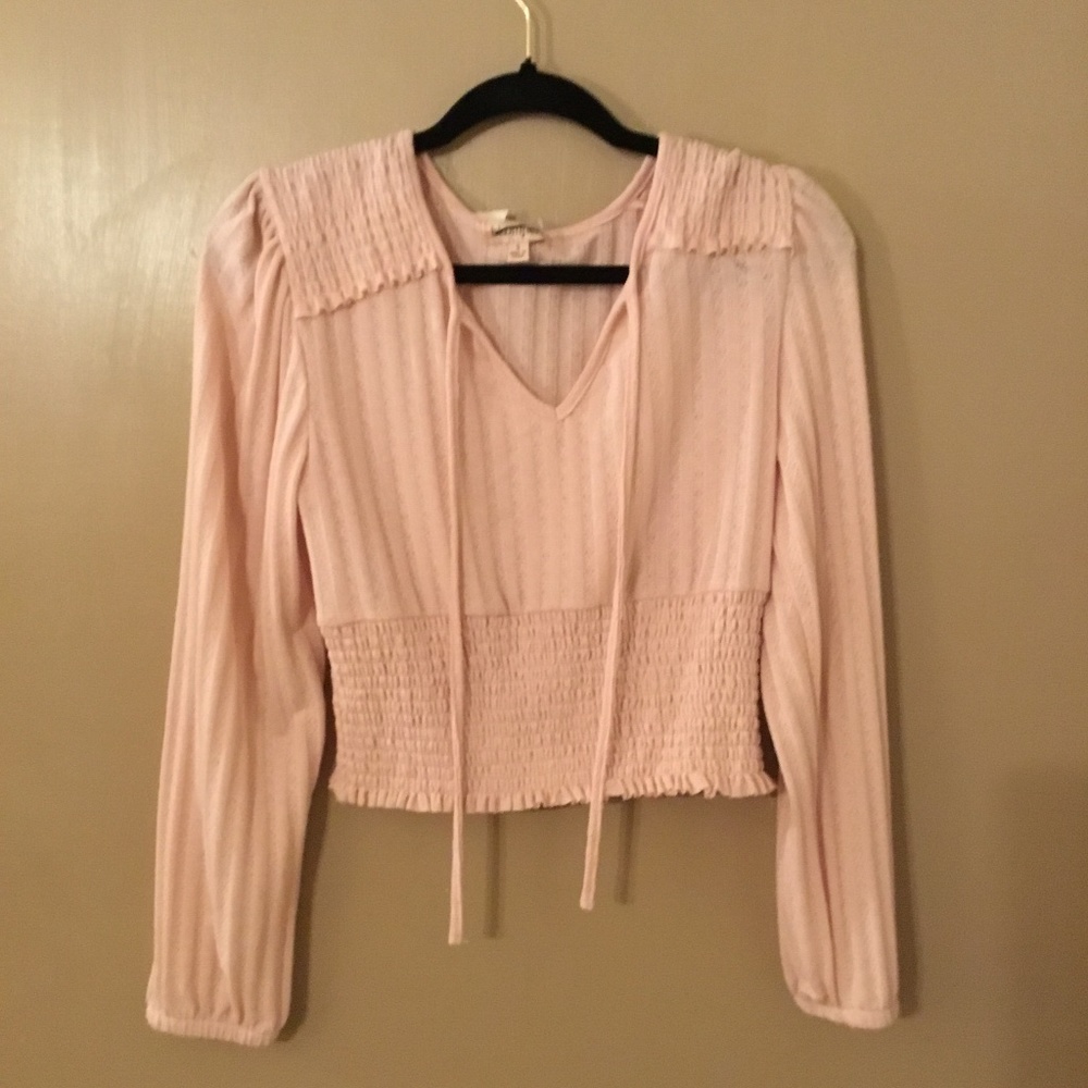 New Bloomfield pink lightweight spring knit top